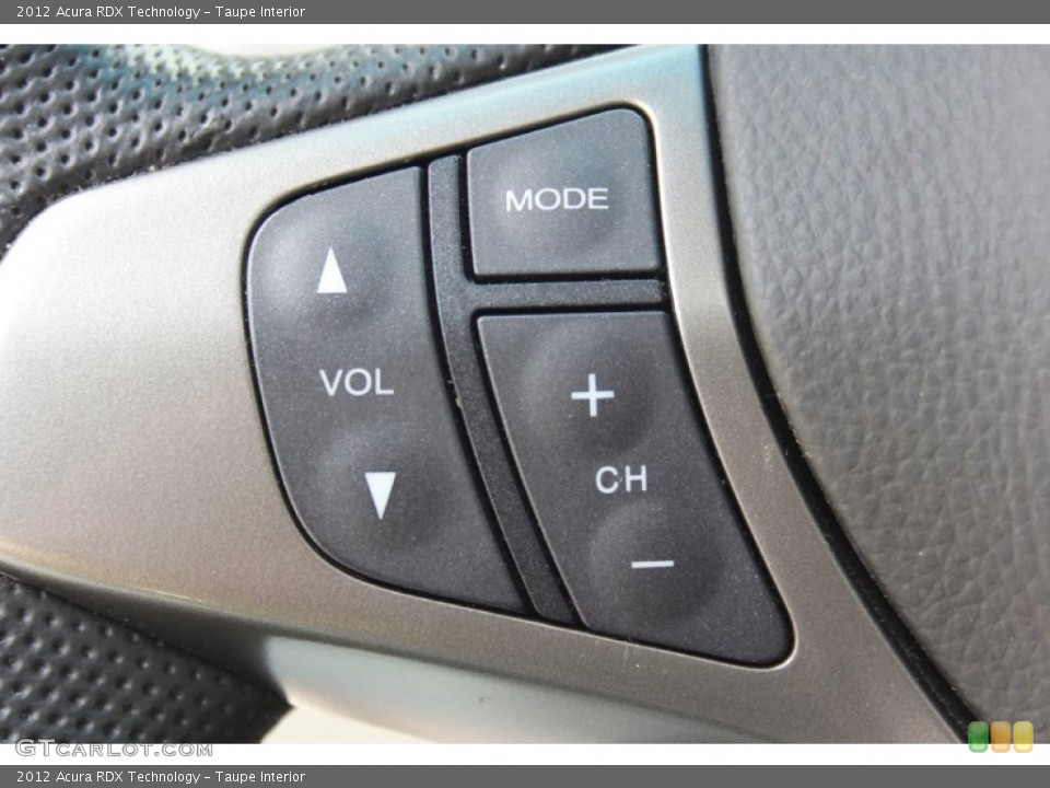 Taupe Interior Controls for the 2012 Acura RDX Technology #81554925