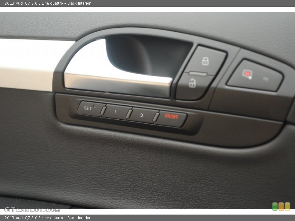 Black Interior Controls for the 2013 Audi Q7 3.0 S Line quattro #81555015