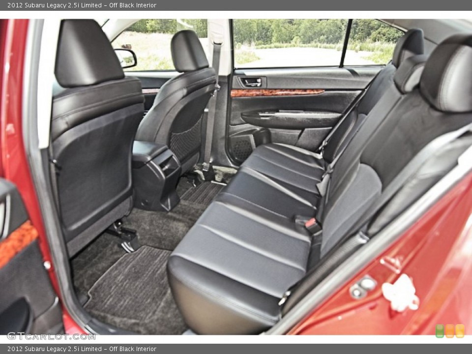 Off Black Interior Rear Seat for the 2012 Subaru Legacy 2.5i Limited #81555138