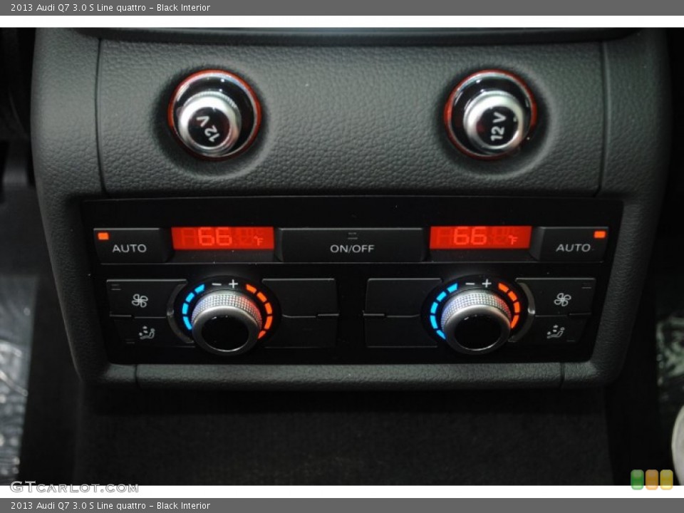 Black Interior Controls for the 2013 Audi Q7 3.0 S Line quattro #81555184