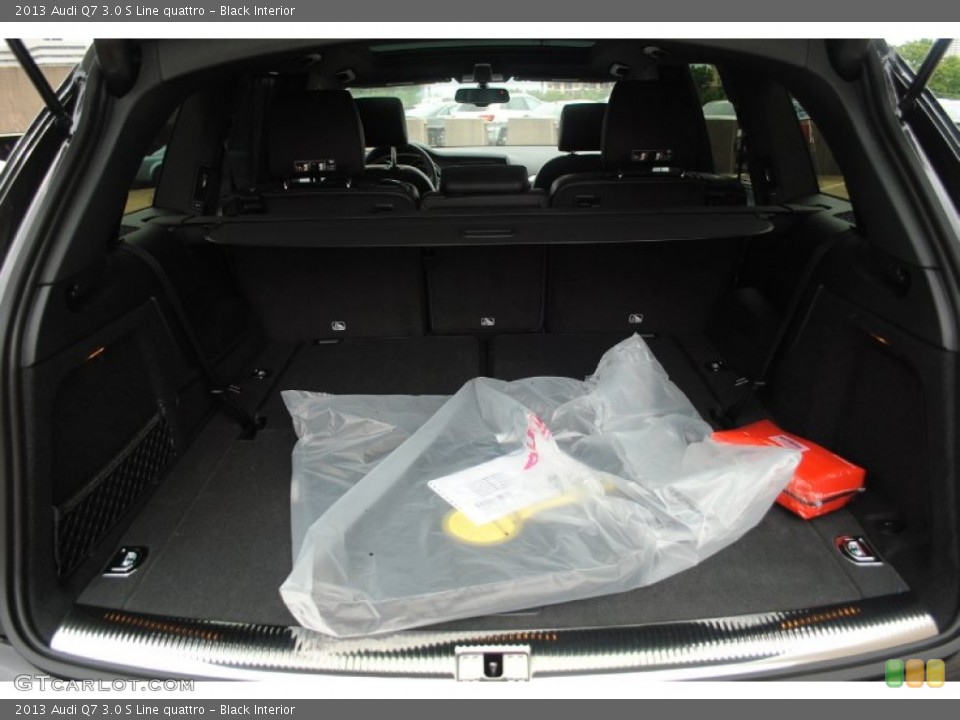 Black Interior Trunk for the 2013 Audi Q7 3.0 S Line quattro #81555210