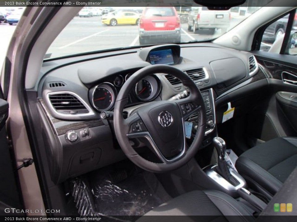 Ebony Interior Dashboard for the 2013 Buick Encore Convenience AWD #81555629