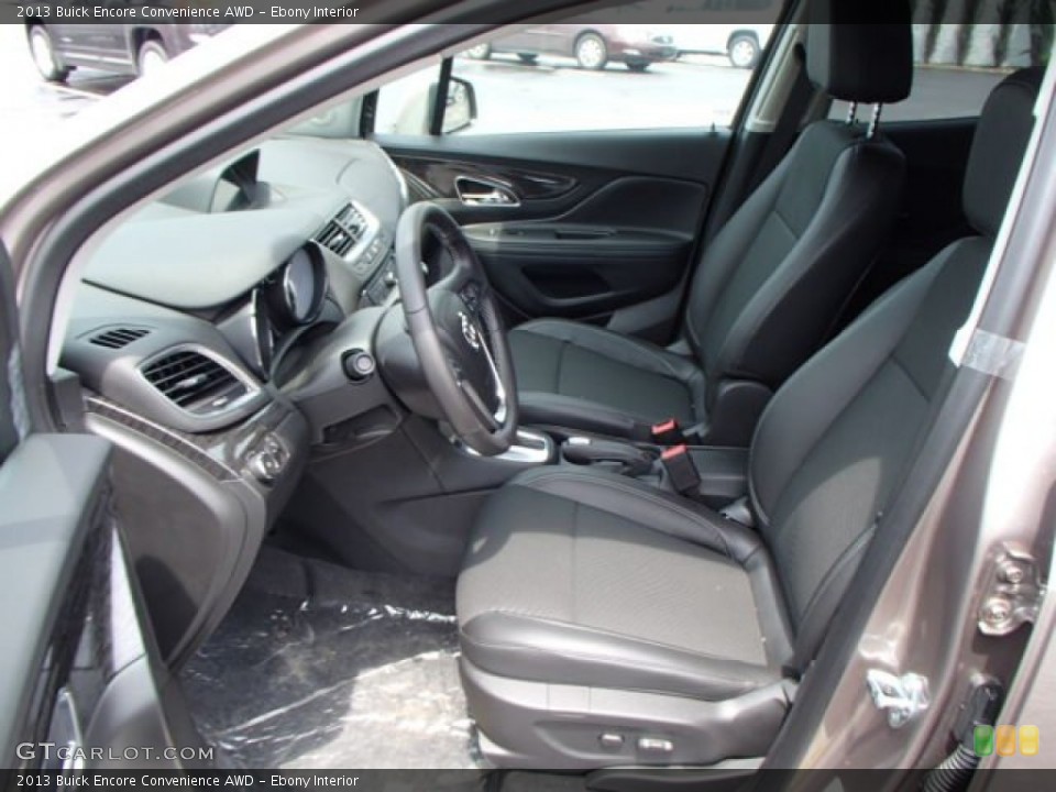 Ebony Interior Photo for the 2013 Buick Encore Convenience AWD #81555648