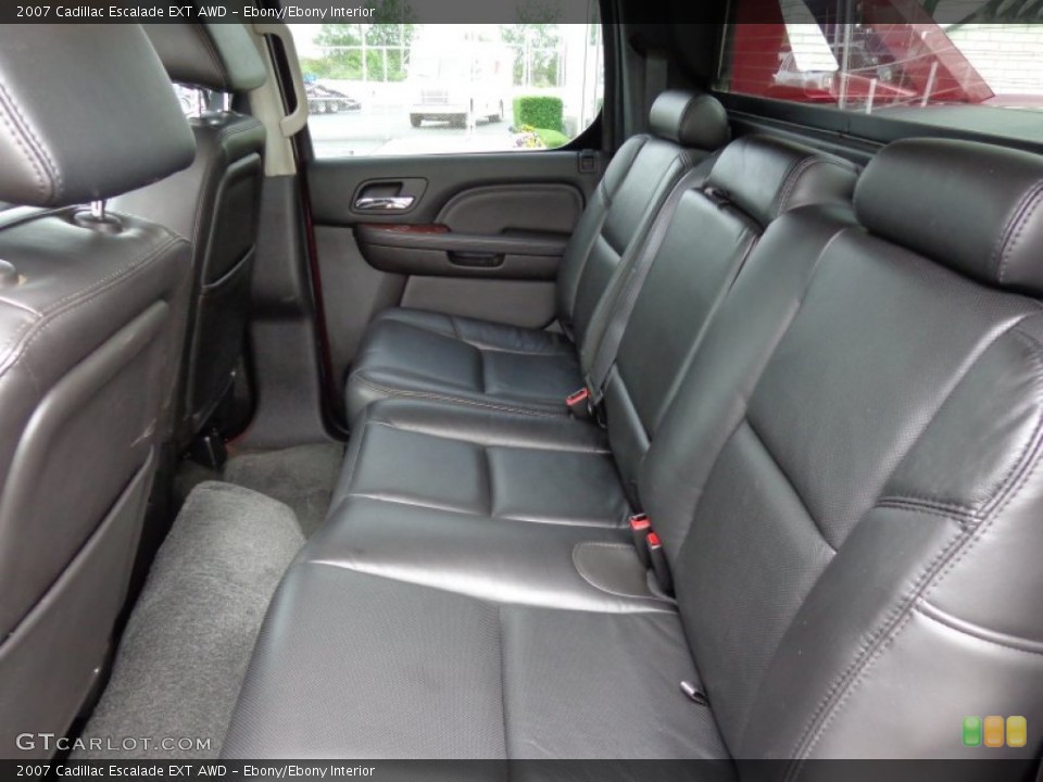 Ebony/Ebony Interior Rear Seat for the 2007 Cadillac Escalade EXT AWD #81555771