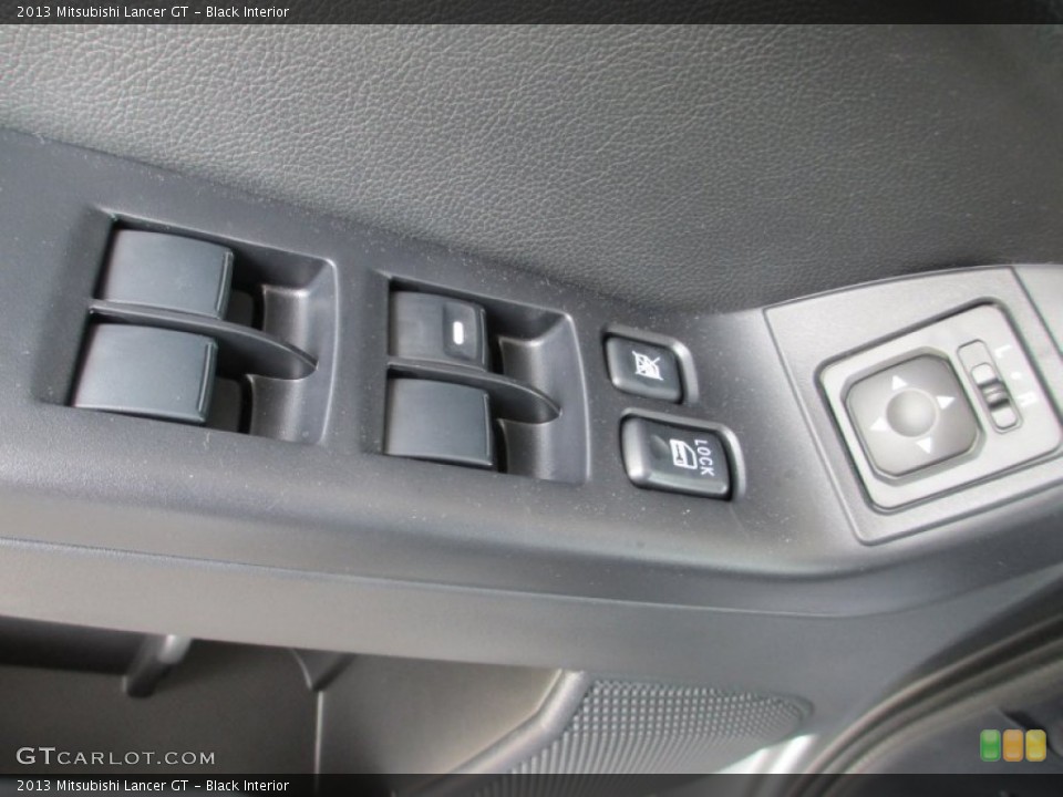 Black Interior Controls for the 2013 Mitsubishi Lancer GT #81555777