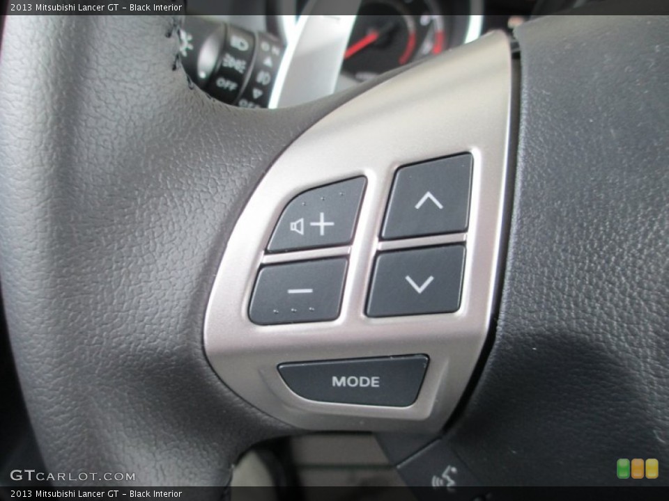 Black Interior Controls for the 2013 Mitsubishi Lancer GT #81555843