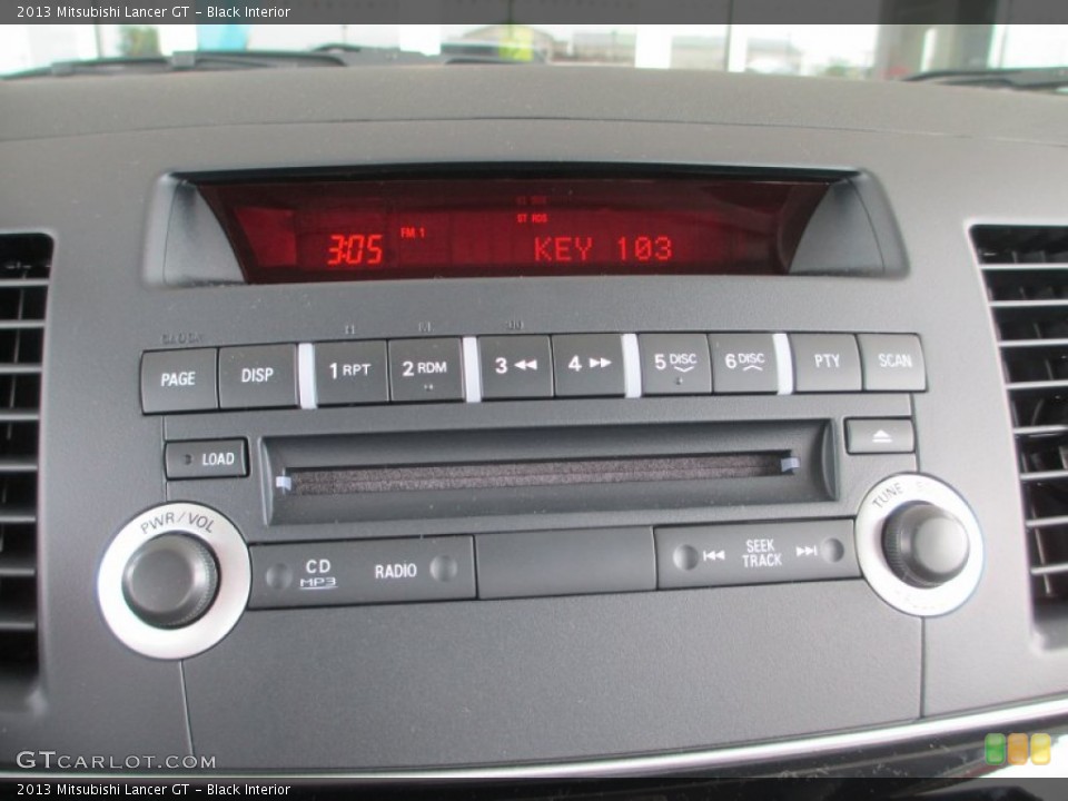 Black Interior Audio System for the 2013 Mitsubishi Lancer GT #81555966