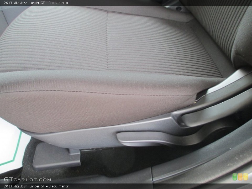 Black Interior Front Seat for the 2013 Mitsubishi Lancer GT #81556092