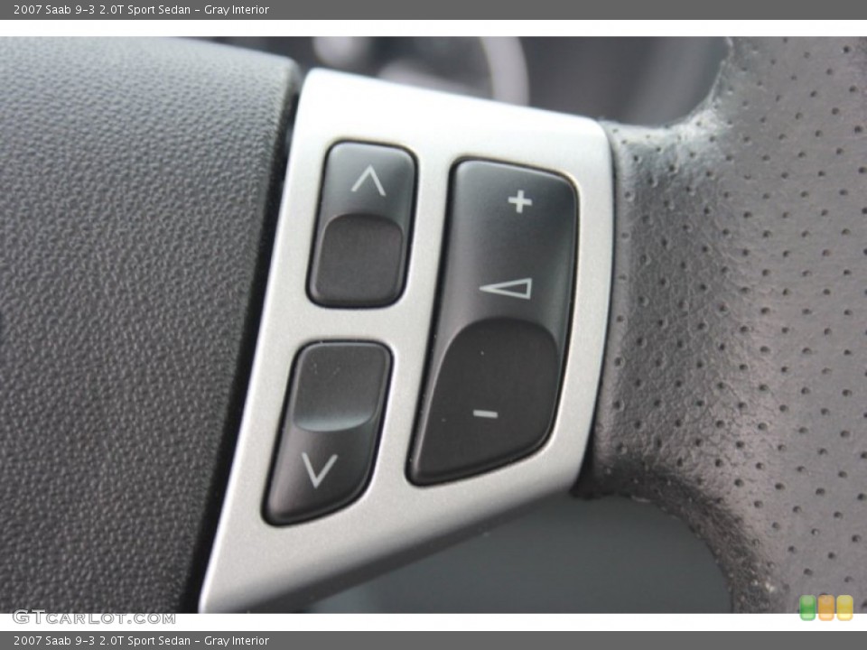Gray Interior Controls for the 2007 Saab 9-3 2.0T Sport Sedan #81556362
