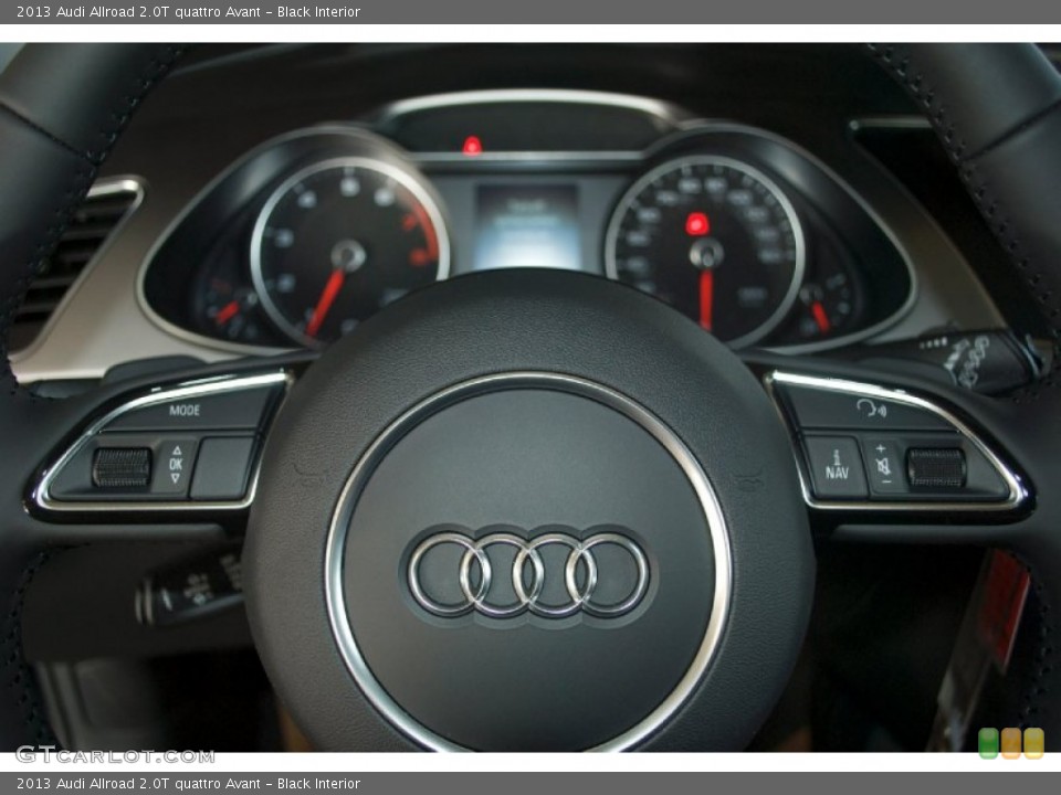 Black Interior Steering Wheel for the 2013 Audi Allroad 2.0T quattro Avant #81556604
