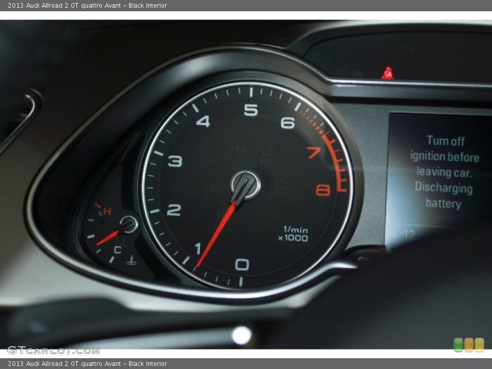 Black Interior Gauges for the 2013 Audi Allroad 2.0T quattro Avant #81556672