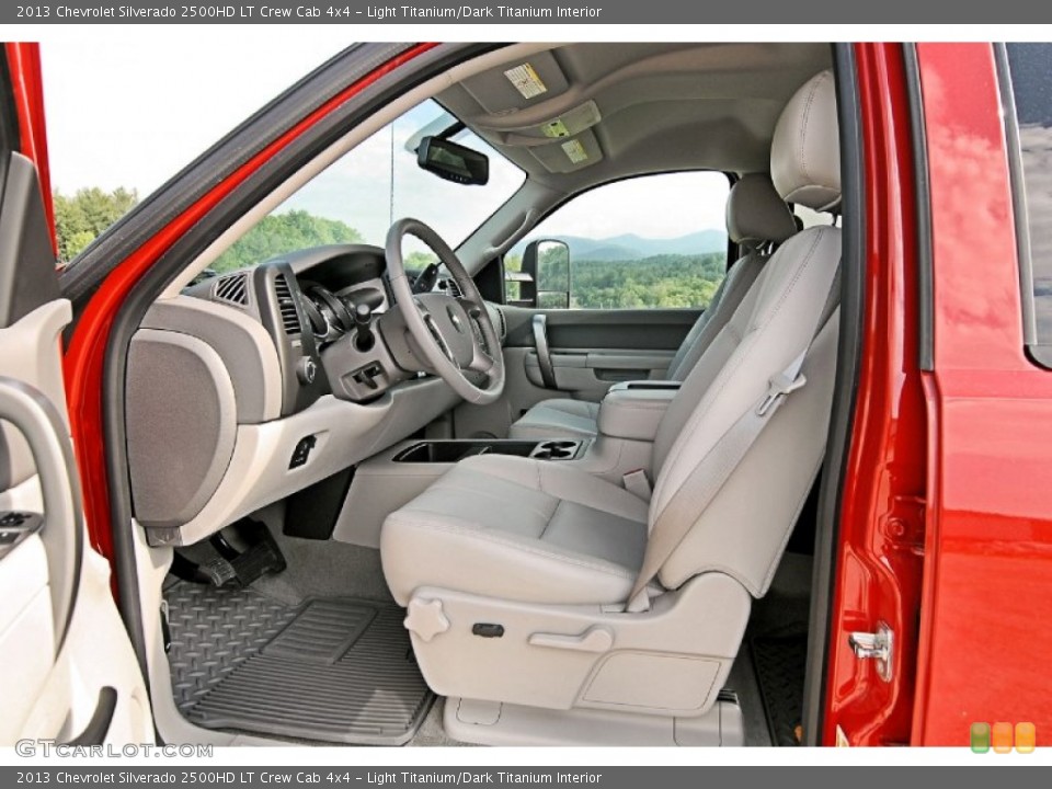 Light Titanium/Dark Titanium Interior Photo for the 2013 Chevrolet Silverado 2500HD LT Crew Cab 4x4 #81557394