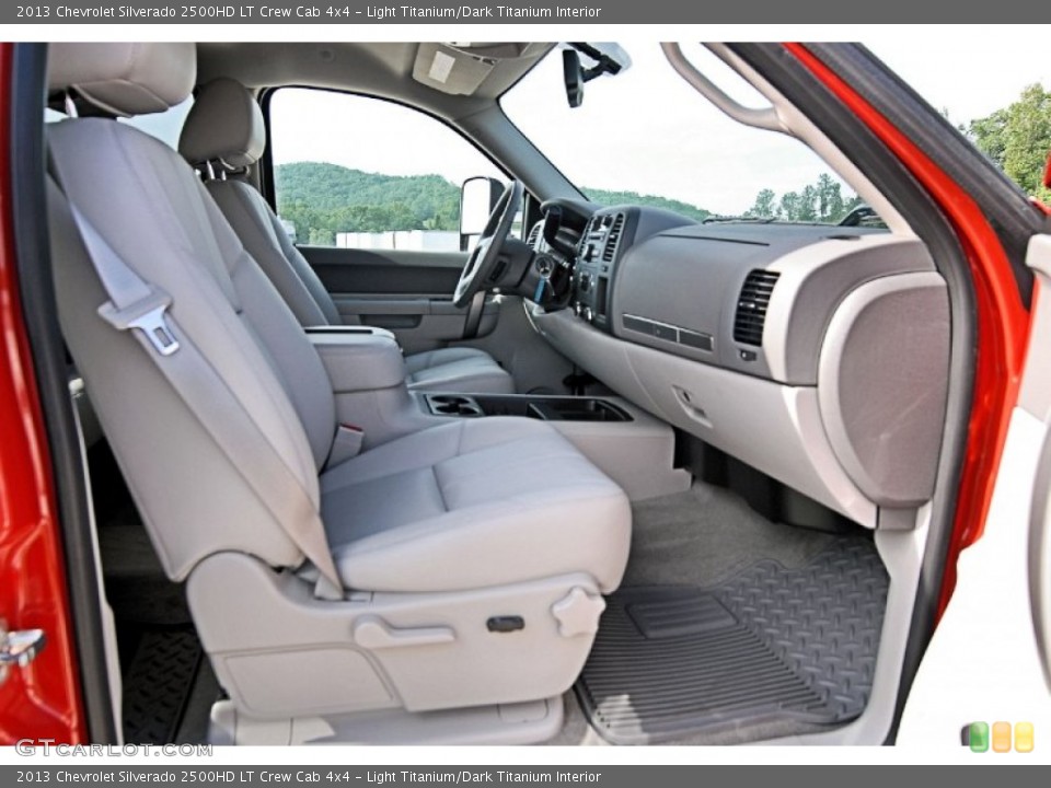Light Titanium/Dark Titanium Interior Front Seat for the 2013 Chevrolet Silverado 2500HD LT Crew Cab 4x4 #81557595