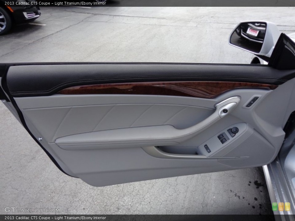 Light Titanium/Ebony Interior Door Panel for the 2013 Cadillac CTS Coupe #81557836