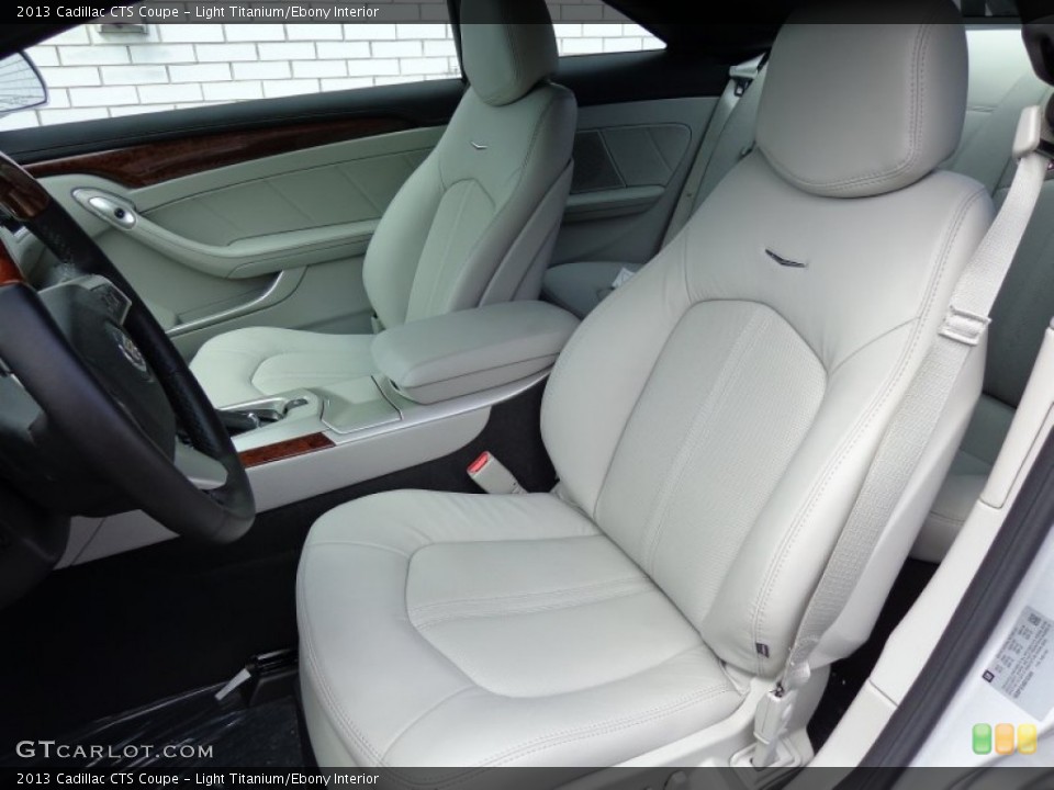 Light Titanium/Ebony Interior Front Seat for the 2013 Cadillac CTS Coupe #81557883