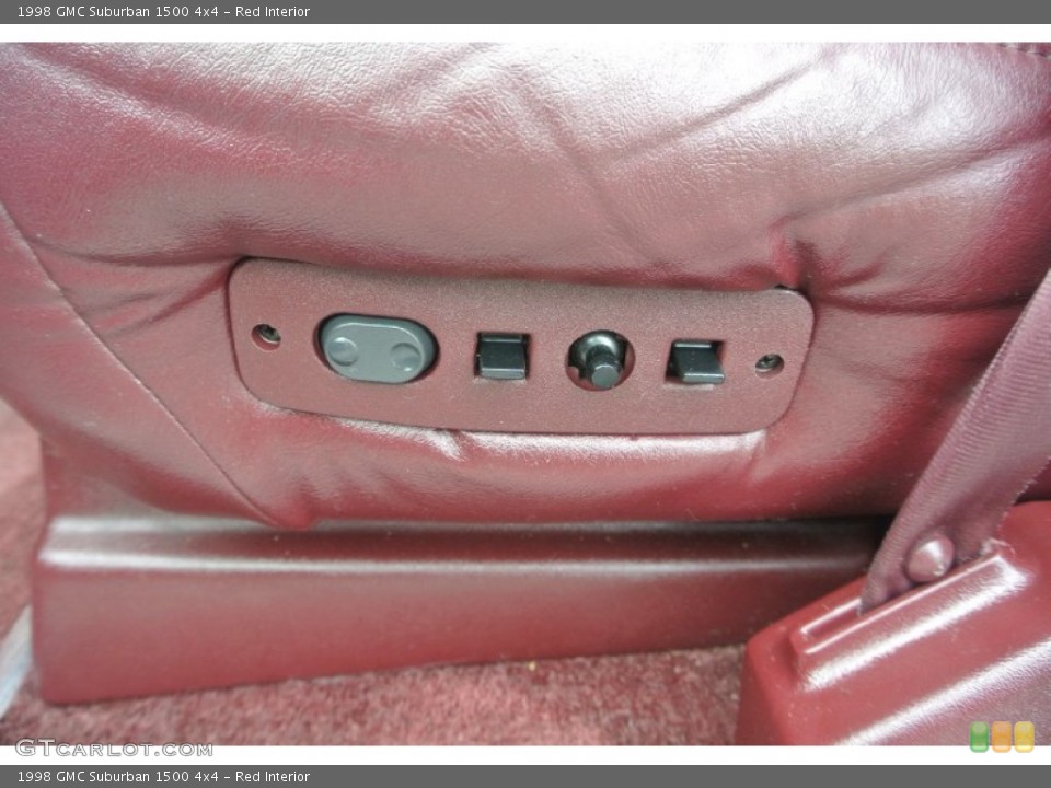 Red Interior Controls for the 1998 GMC Suburban 1500 4x4 #81558015