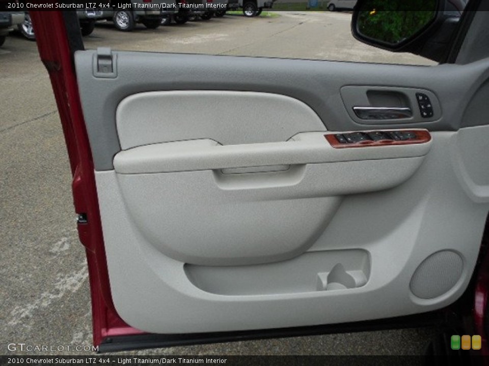 Light Titanium/Dark Titanium Interior Door Panel for the 2010 Chevrolet Suburban LTZ 4x4 #81558318