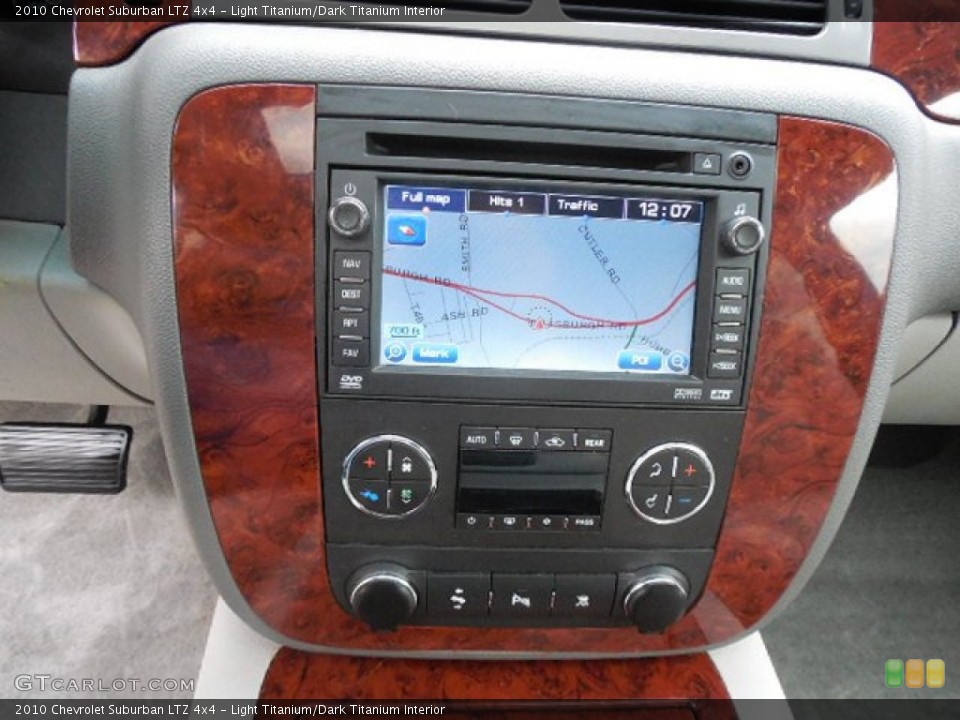 Light Titanium/Dark Titanium Interior Controls for the 2010 Chevrolet Suburban LTZ 4x4 #81558455