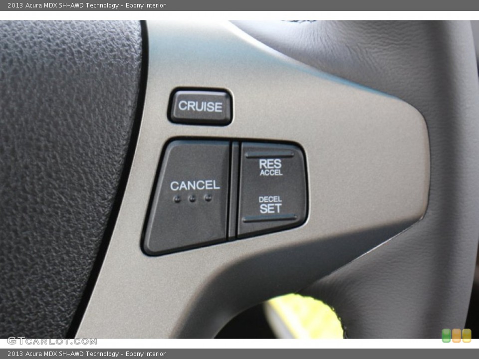 Ebony Interior Controls for the 2013 Acura MDX SH-AWD Technology #81558606