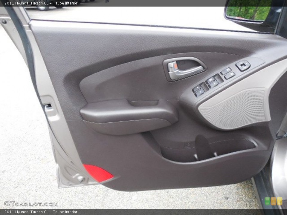 Taupe Interior Door Panel for the 2011 Hyundai Tucson GL #81559206