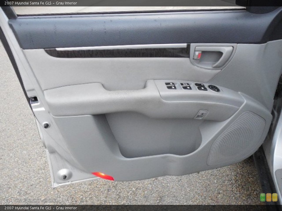 Gray Interior Door Panel for the 2007 Hyundai Santa Fe GLS #81559608