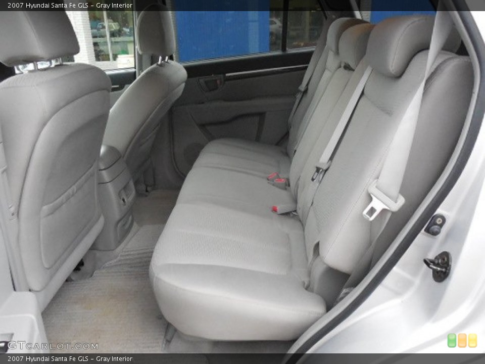 Gray Interior Rear Seat for the 2007 Hyundai Santa Fe GLS #81559668