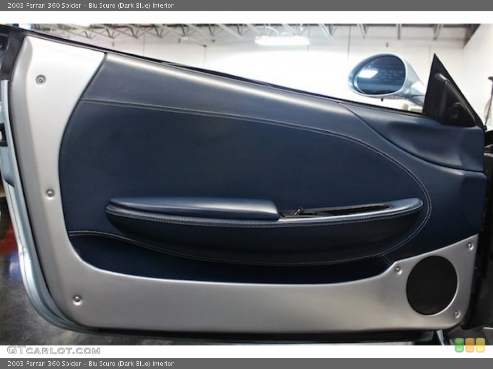 Blu Scuro (Dark Blue) Interior Door Panel for the 2003 Ferrari 360 Spider #81559904