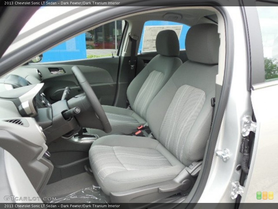 Dark Pewter/Dark Titanium Interior Photo for the 2013 Chevrolet Sonic LT Sedan #81560146
