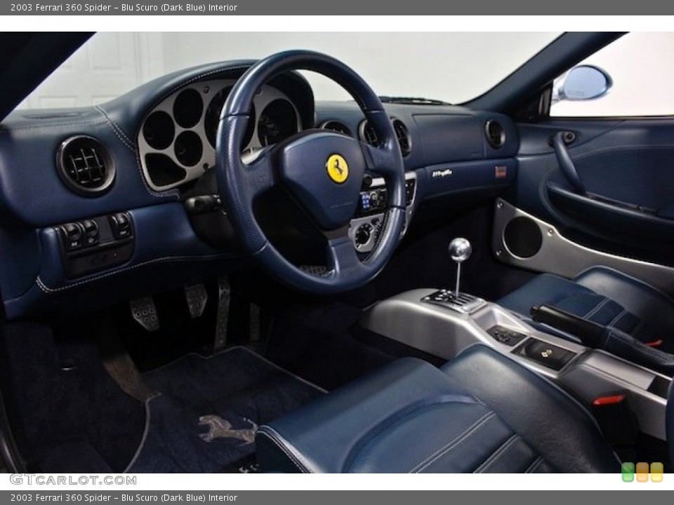 Blu Scuro (Dark Blue) Interior Dashboard for the 2003 Ferrari 360 Spider #81560158