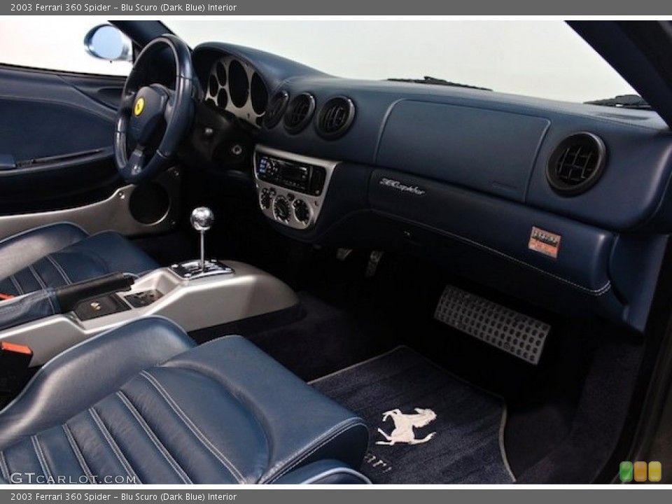 Blu Scuro (Dark Blue) Interior Dashboard for the 2003 Ferrari 360 Spider #81560174