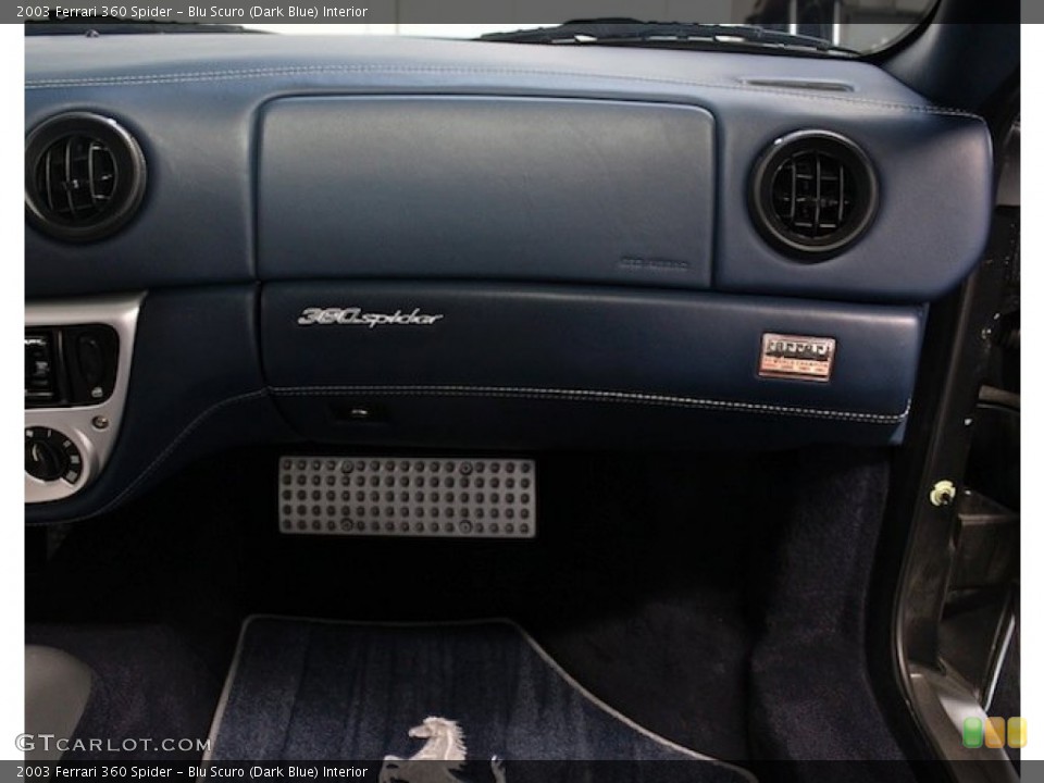 Blu Scuro (Dark Blue) Interior Dashboard for the 2003 Ferrari 360 Spider #81560260