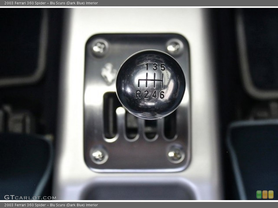 Blu Scuro (Dark Blue) Interior Transmission for the 2003 Ferrari 360 Spider #81560341