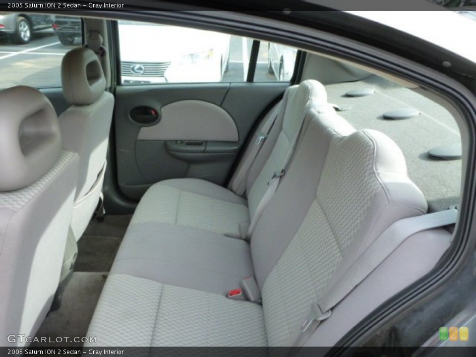 Gray Interior Rear Seat for the 2005 Saturn ION 2 Sedan #81560619