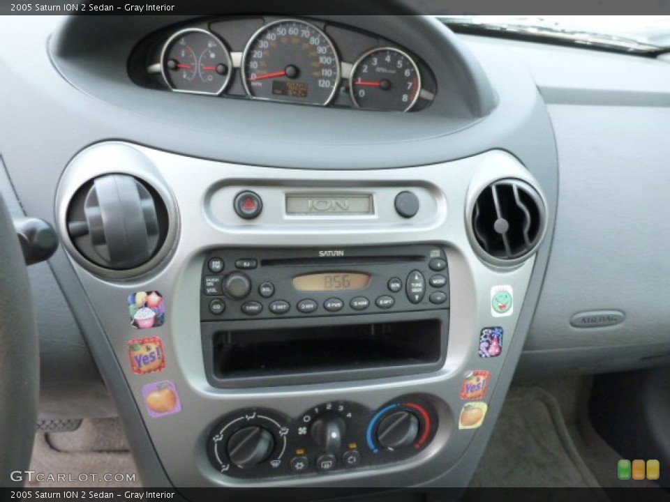 Gray Interior Controls for the 2005 Saturn ION 2 Sedan #81560901