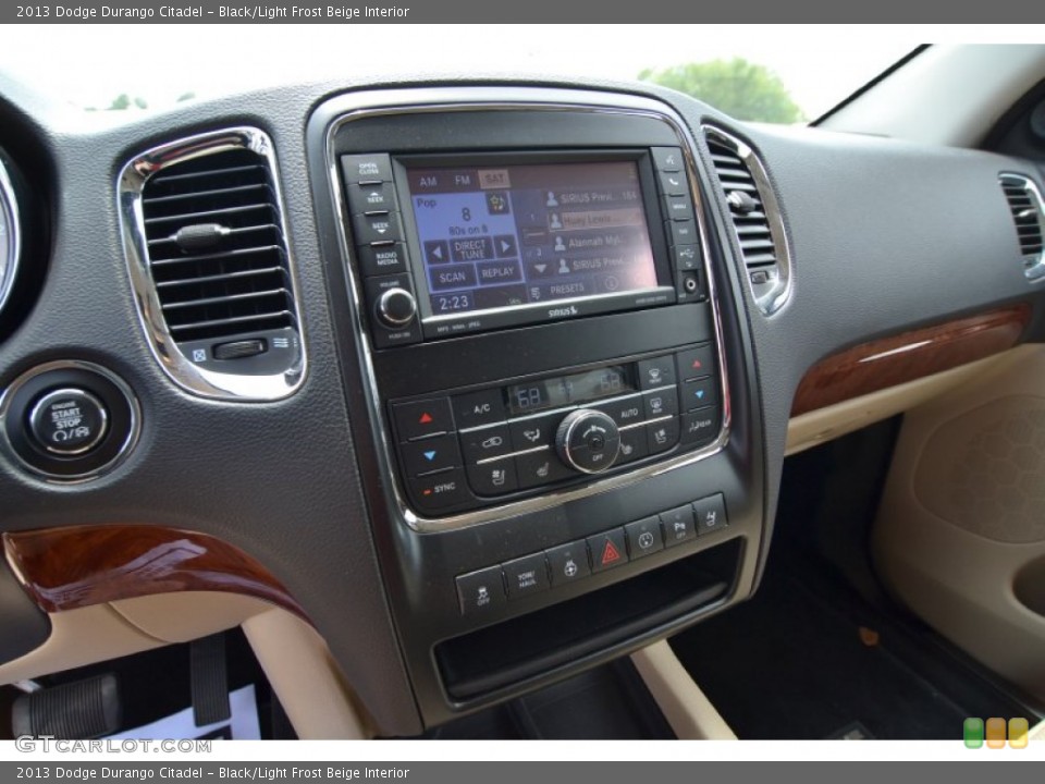 Black/Light Frost Beige Interior Controls for the 2013 Dodge Durango Citadel #81561255