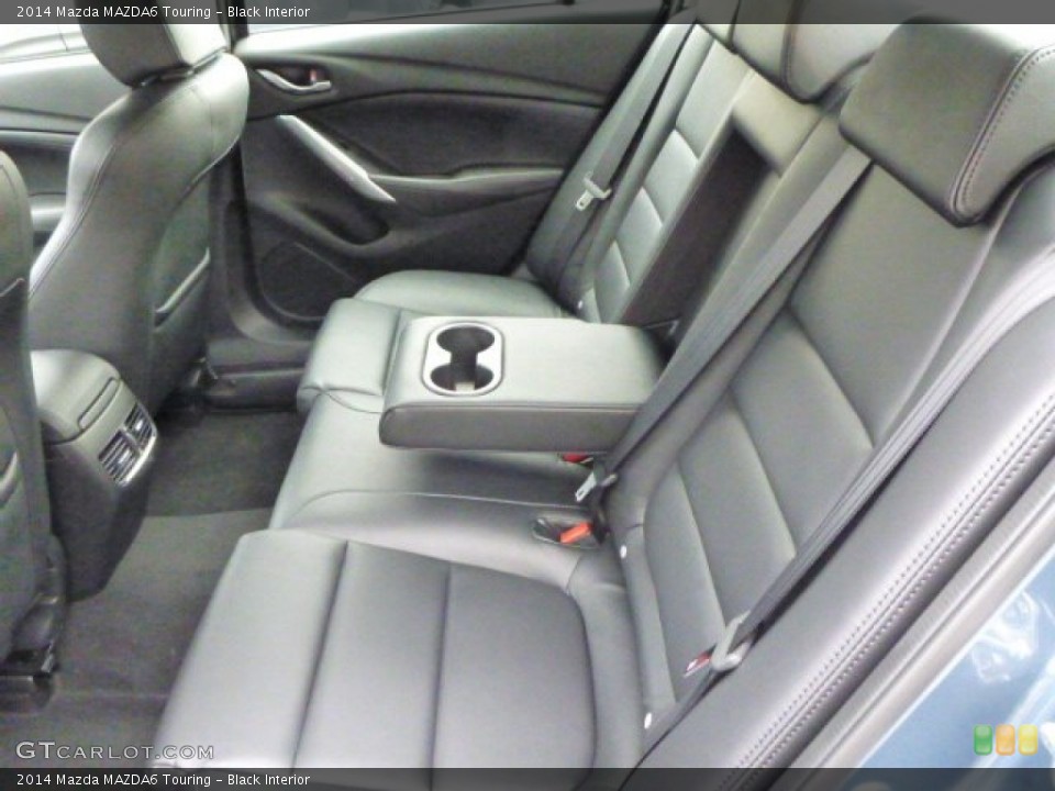 Black Interior Rear Seat for the 2014 Mazda MAZDA6 Touring #81562743