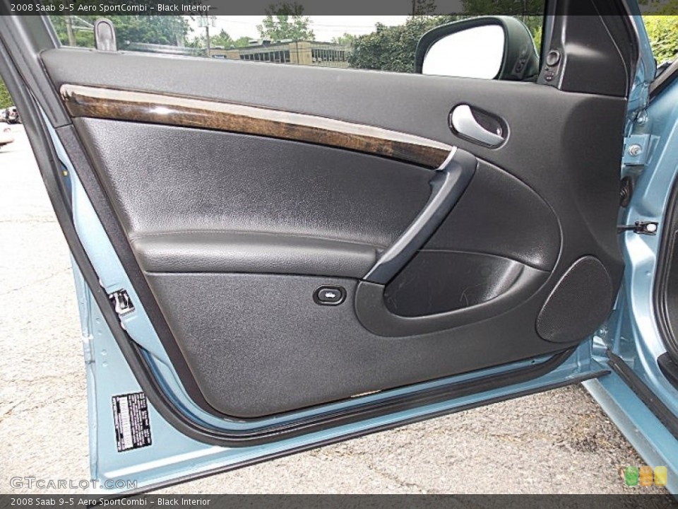 Black Interior Door Panel for the 2008 Saab 9-5 Aero SportCombi #81562923