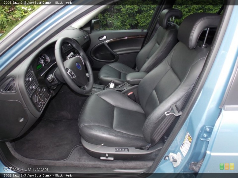Black Interior Photo for the 2008 Saab 9-5 Aero SportCombi #81562986