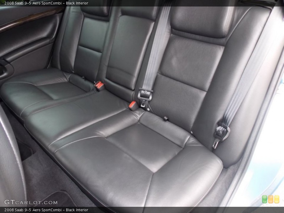 Black Interior Rear Seat for the 2008 Saab 9-5 Aero SportCombi #81563093