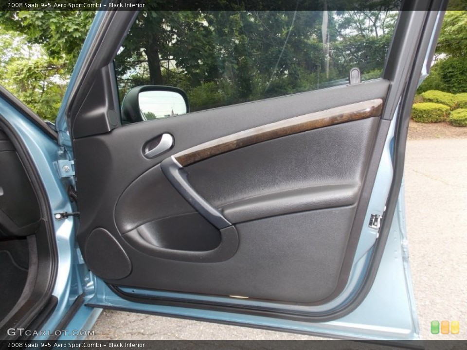 Black Interior Door Panel for the 2008 Saab 9-5 Aero SportCombi #81563174
