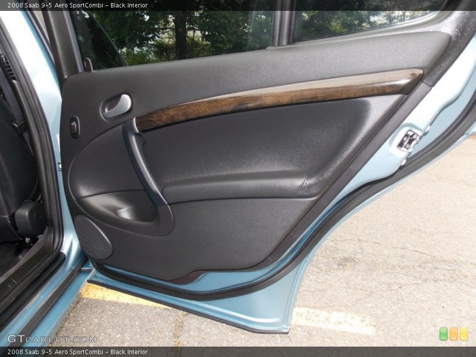 Black Interior Door Panel for the 2008 Saab 9-5 Aero SportCombi #81563253