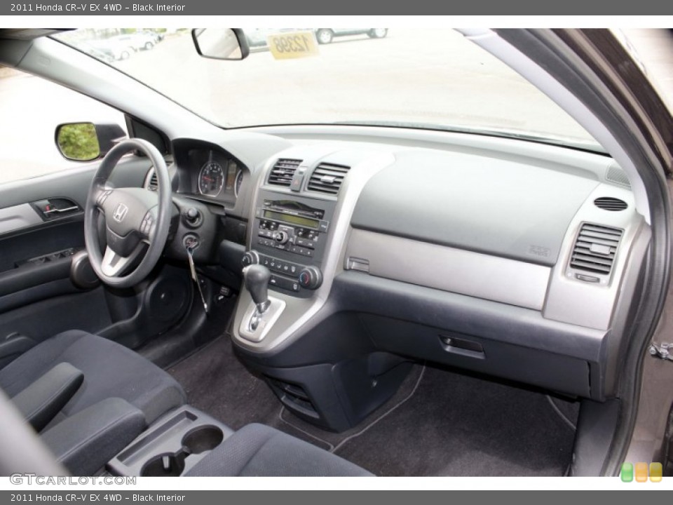 Black Interior Dashboard for the 2011 Honda CR-V EX 4WD #81565107