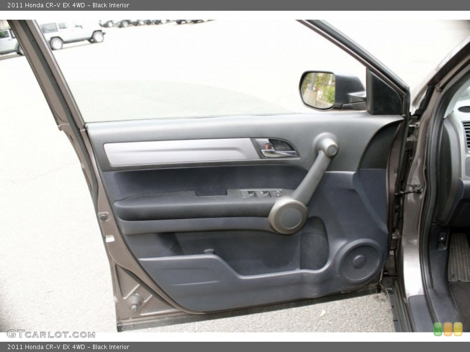 Black Interior Door Panel for the 2011 Honda CR-V EX 4WD #81565233