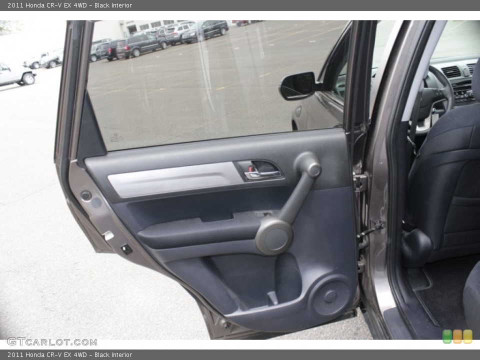 Black Interior Door Panel for the 2011 Honda CR-V EX 4WD #81565255