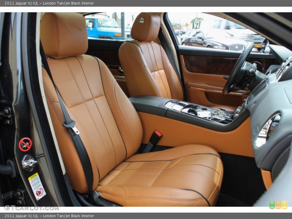 London Tan/Jet Black Interior Front Seat for the 2011 Jaguar XJ XJL #81565985