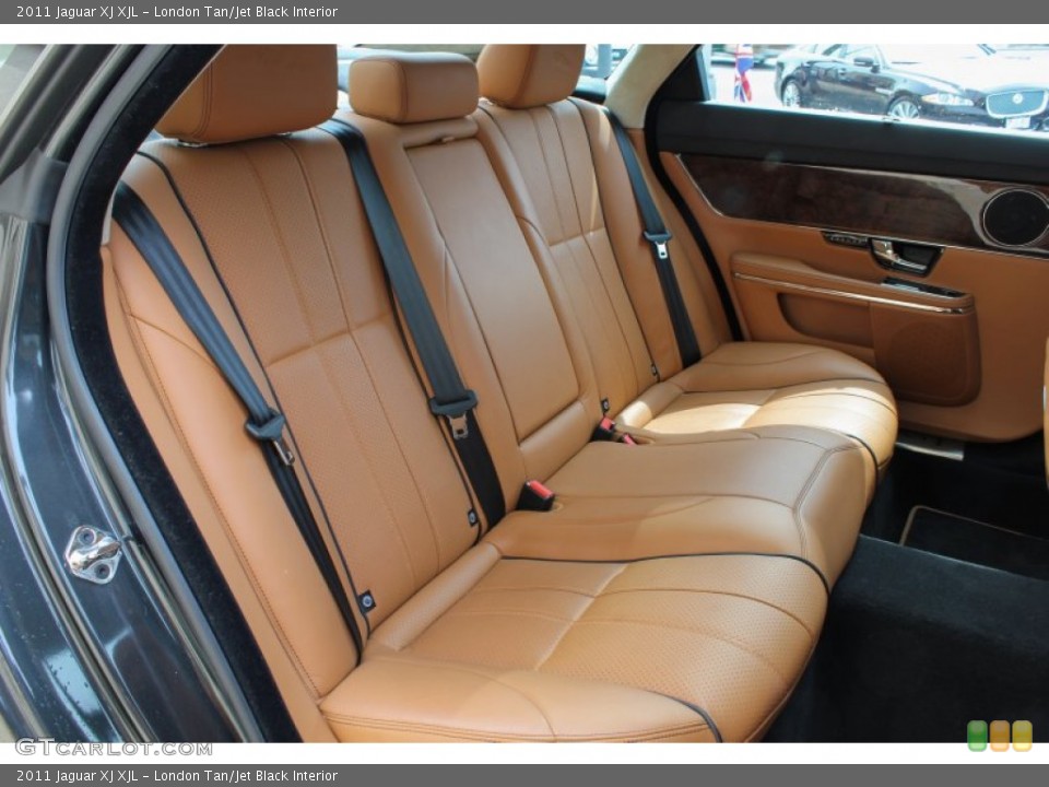 London Tan/Jet Black Interior Rear Seat for the 2011 Jaguar XJ XJL #81566041