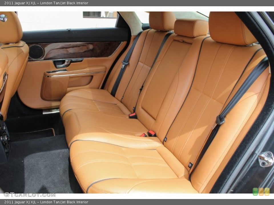 London Tan/Jet Black Interior Rear Seat for the 2011 Jaguar XJ XJL #81566100