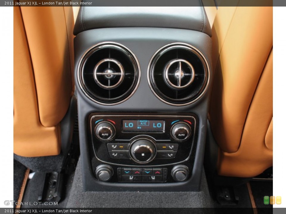 London Tan/Jet Black Interior Controls for the 2011 Jaguar XJ XJL #81566117
