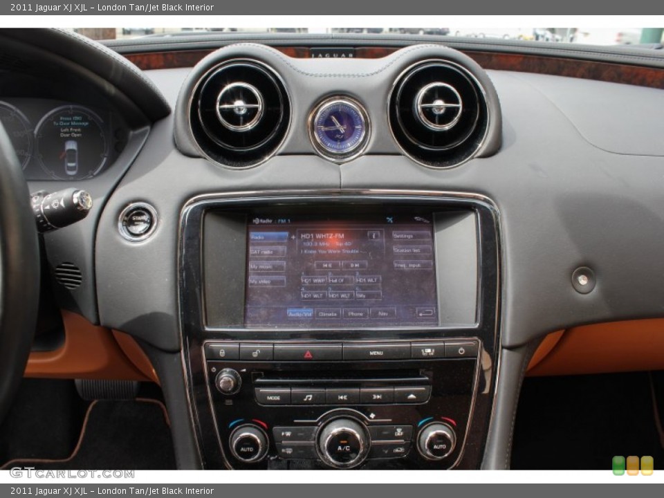 London Tan/Jet Black Interior Controls for the 2011 Jaguar XJ XJL #81566184