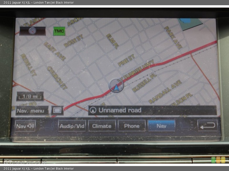 London Tan/Jet Black Interior Navigation for the 2011 Jaguar XJ XJL #81566226